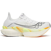 Saucony Endorphin  Elite 2 Running Shoes, White/Peel